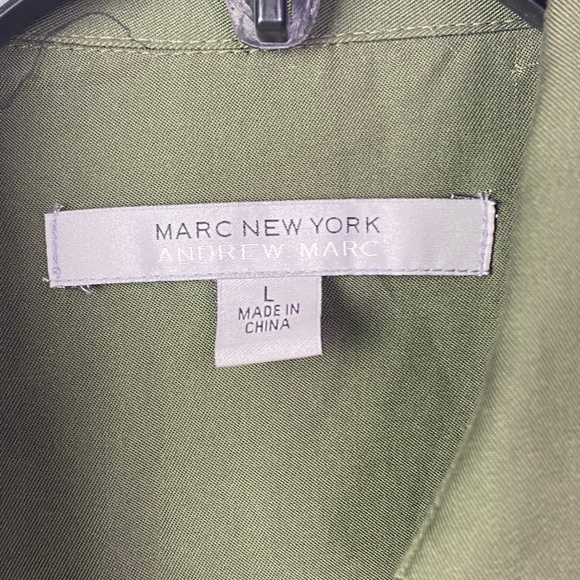 MARC NEW YORK By Andrew Marc  WOMAN’S UTILITY OLIVE JACKET - Picture 9 of 9